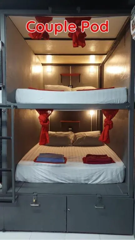 Bed in Deluxe City-View Dormitory